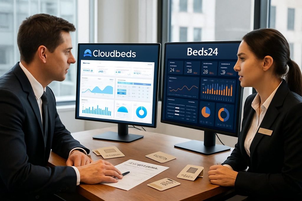 Compare Cloudbeds and Beds24 hotel management software to find the best solution for your hospitality business. Explore features, pricing, and benefits in this detailed comparison.