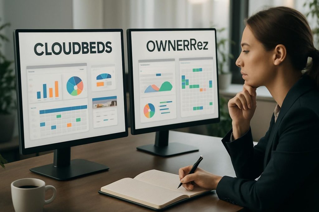 Comprehensive comparison between Cloudbeds and OwnerRez, covering features, pricing, usability, and performance to help you choose the best property management software.