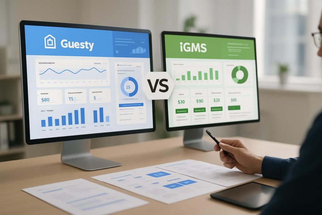 Explore a detailed comparison of Guesty and iGMS, covering features, pricing, and benefits to help you choose the best vacation rental management software.
