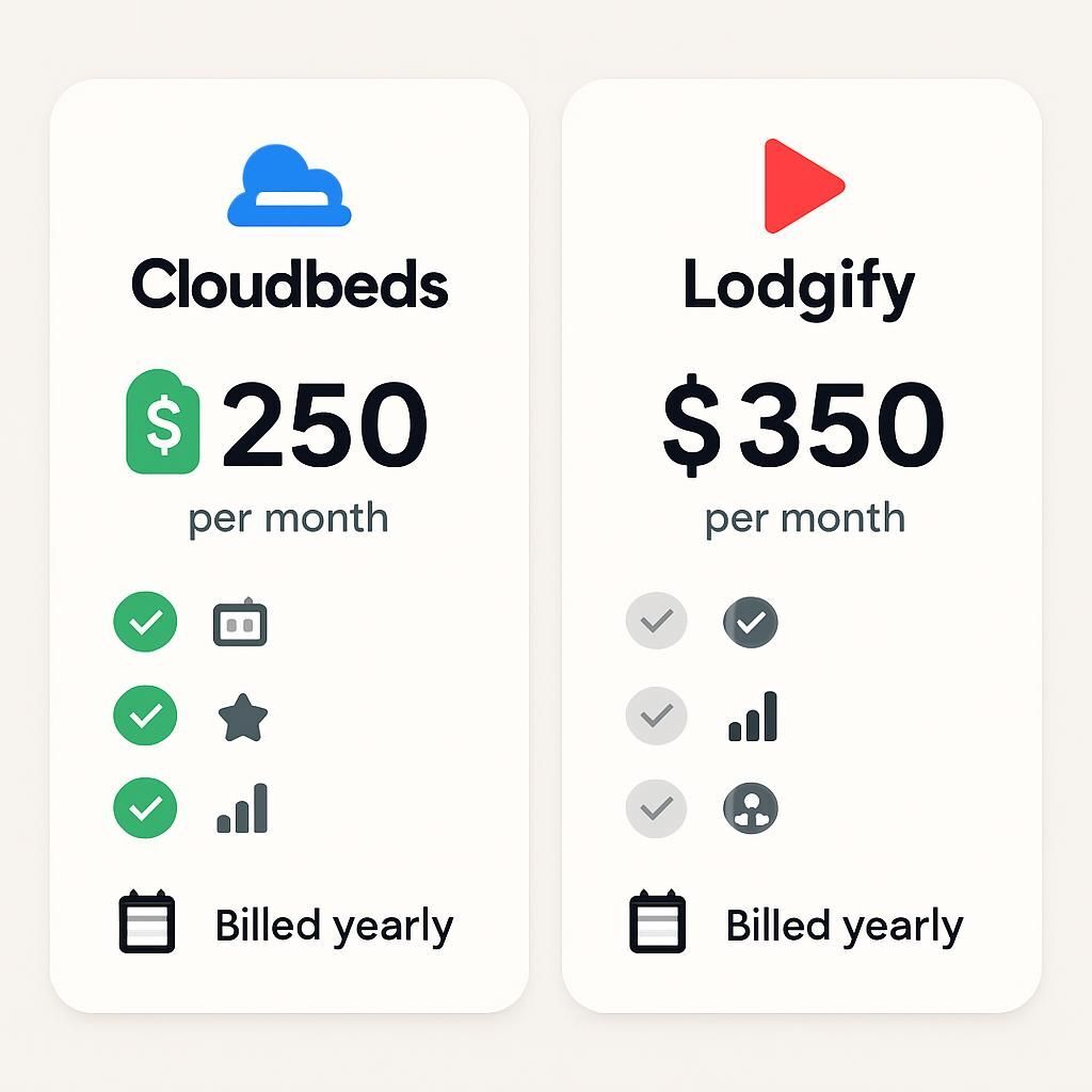 Compare Cloudbeds and Lodgify in 2025 with our detailed feature comparison to find the best property management software for your needs.