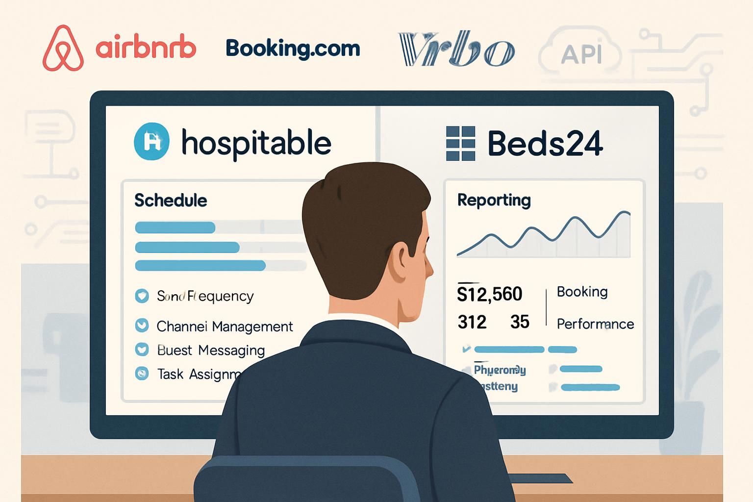 Compare Hospitable and beds24 in 2026 to discover which channel manager offers better features, user experience, and value for your property management needs.