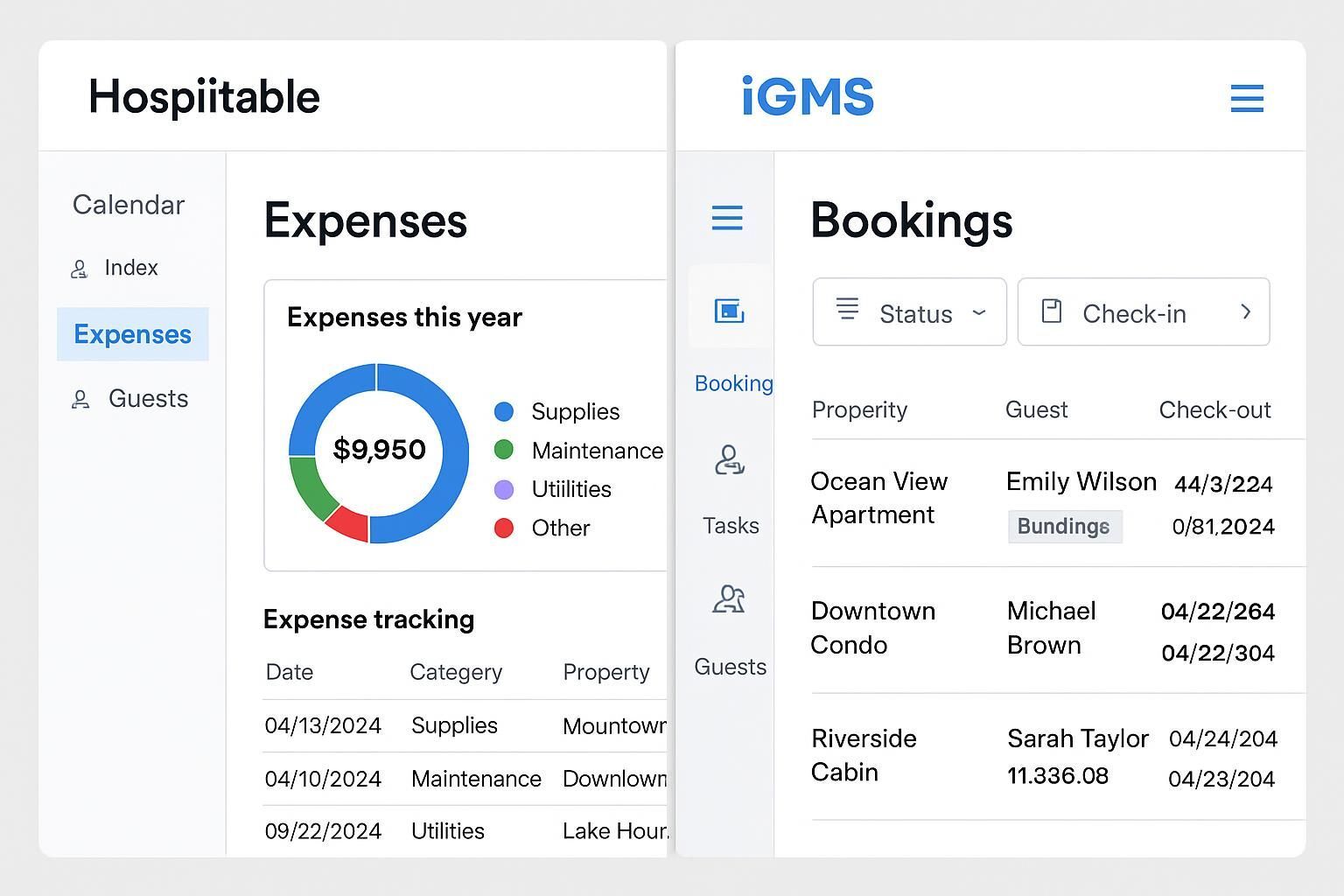 Discover a detailed comparison between Hospitable and IGMS, highlighting their features, benefits, and differences to help you choose the best property management software.