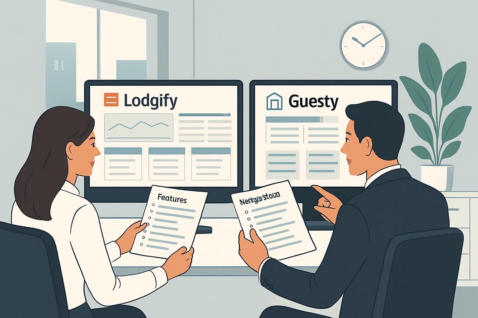 Compare Lodgify and Guesty in 2026 with a detailed overview of their features and pricing to help you choose the best property management software.